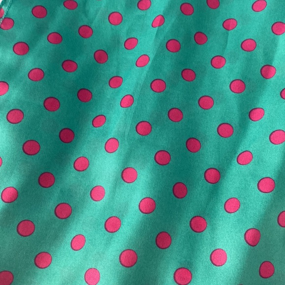 Polka Dot Linen Scarf - Picture 2 of 5